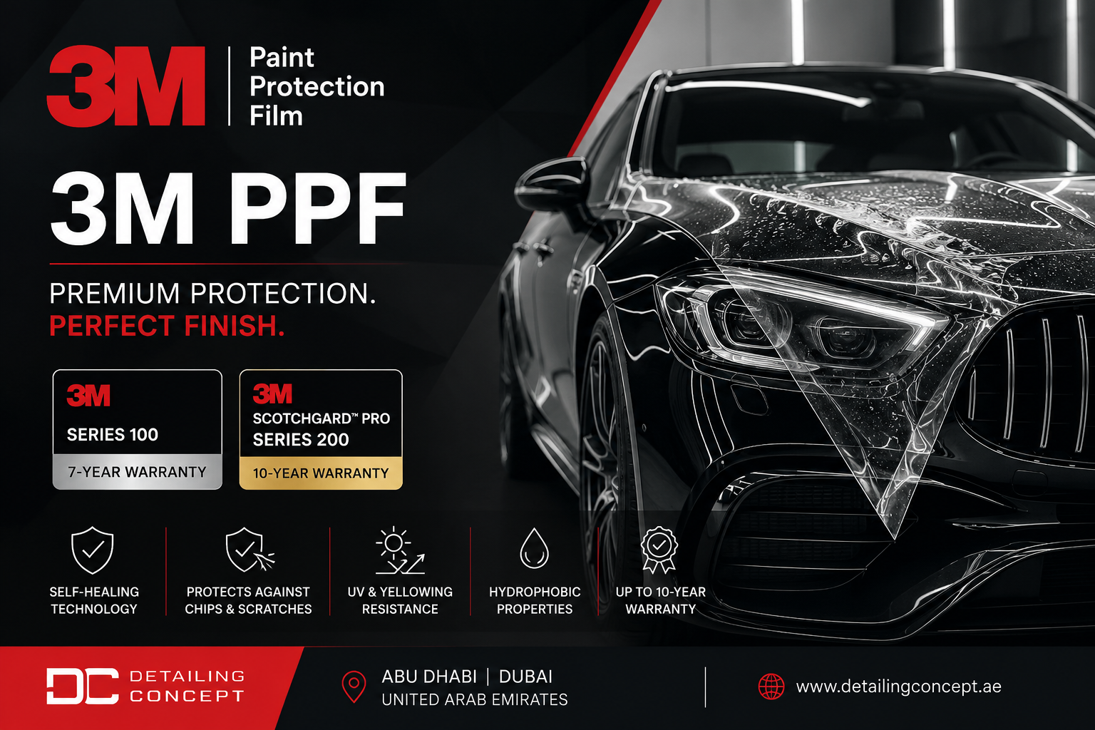 3M PPF Abu Dhabi & Dubai | Paint Protection Film UAE