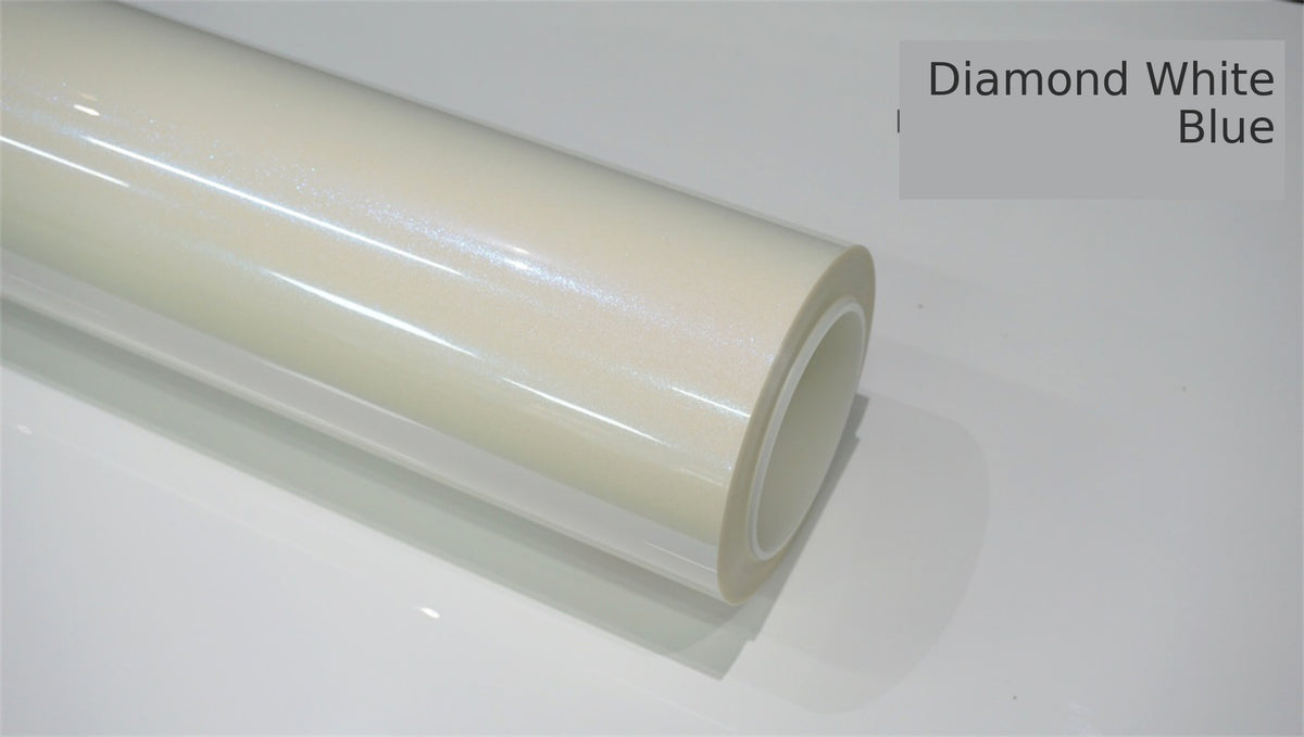Diamond White Blue Colour PPF in Dubai and Abu Dhabi - Detailing Concept