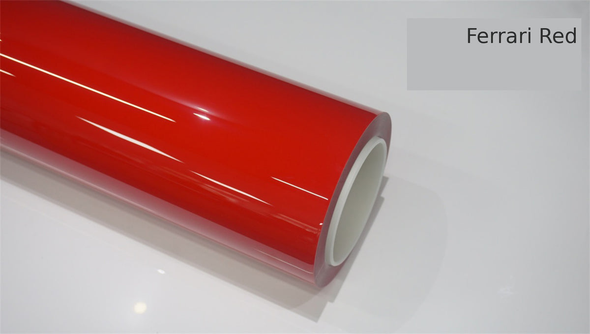Ferrari Red Colour PPF in Dubai and Abu Dhabi - Detailing Concept
