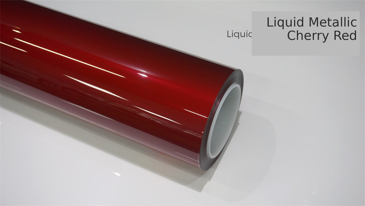 Liquid Metallic Cherry Red Colour PPF in Dubai and Abu Dhabi - Detailing Concept