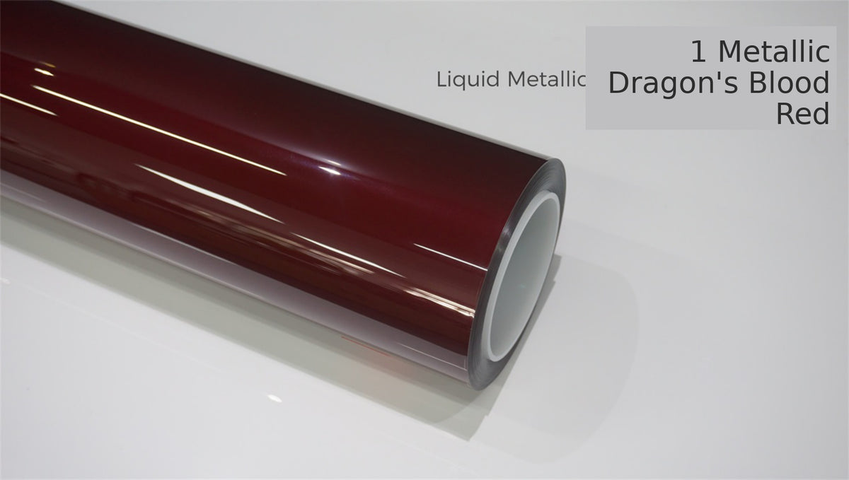 Liquid Metallic Dragon's Blood Red Colour PPF in Dubai and Abu Dhabi - Detailing Concept