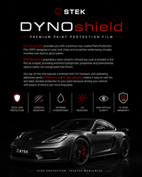 STEK DYNOshield Gloss PPF For Sedan | 12-Year Warranty