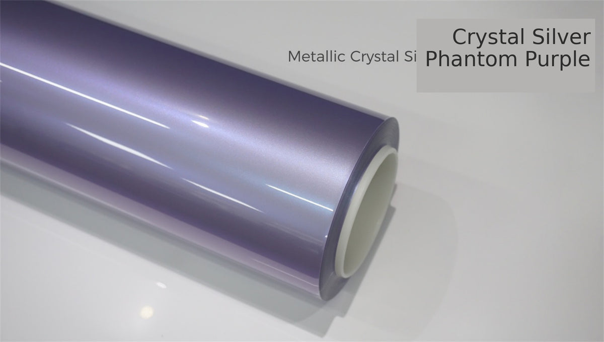 Metallic Crystal Silver Phantom Purple Colour PPF in Dubai and Abu Dhabi - Detailing Concept