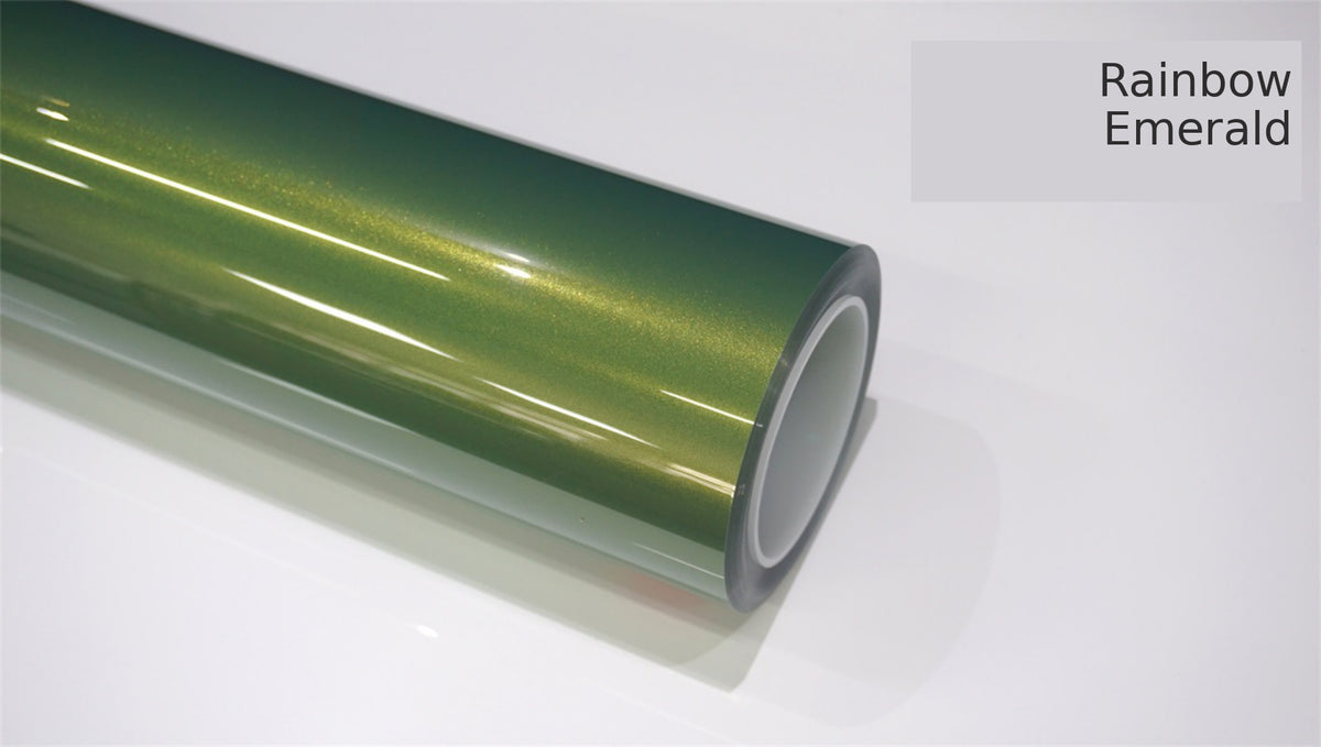 Rainbow Emerald Colour PPF in Dubai and Abu Dhabi - Detailing Concept