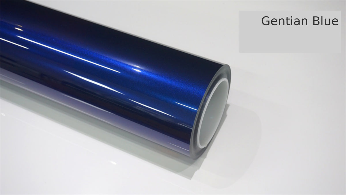Gentian Blue Colour PPF in Dubai and Abu Dhabi - Detailing Concept