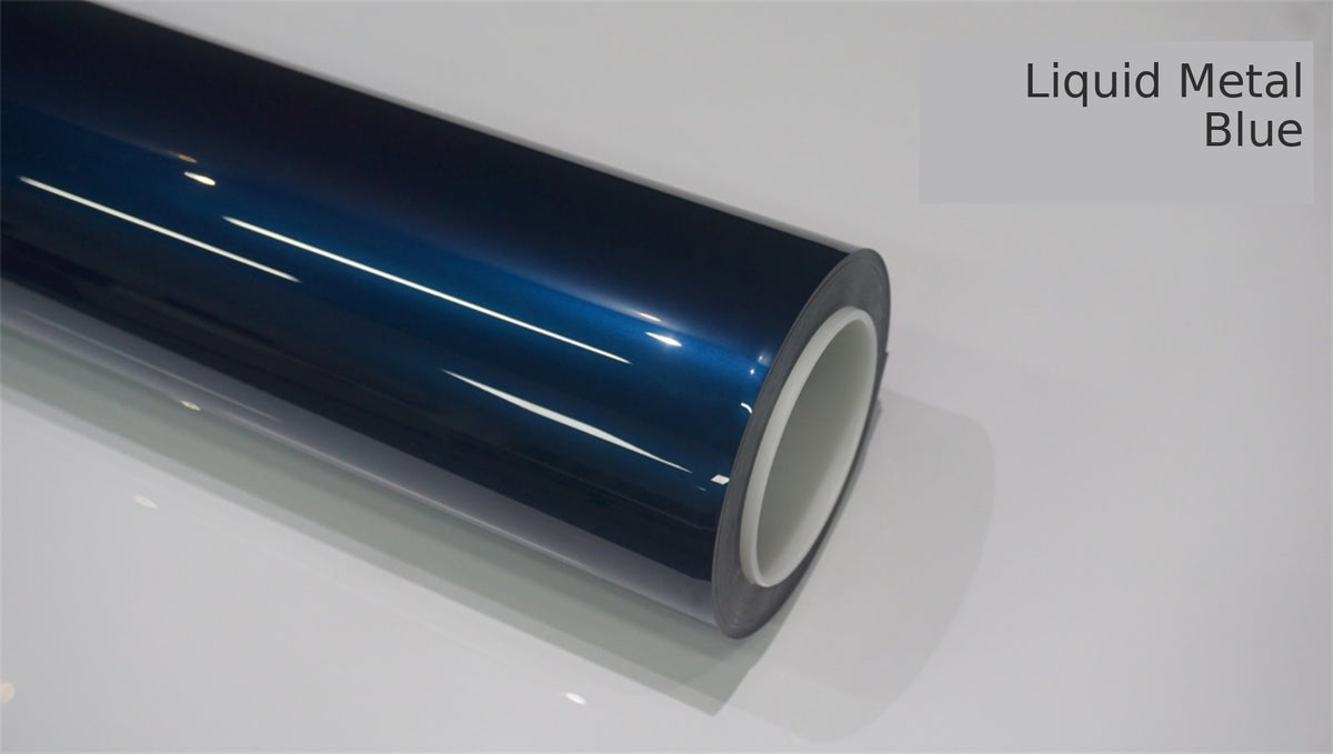 Liquid Metal Blue Colour PPF in Dubai and Abu Dhabi - Detailing Concept