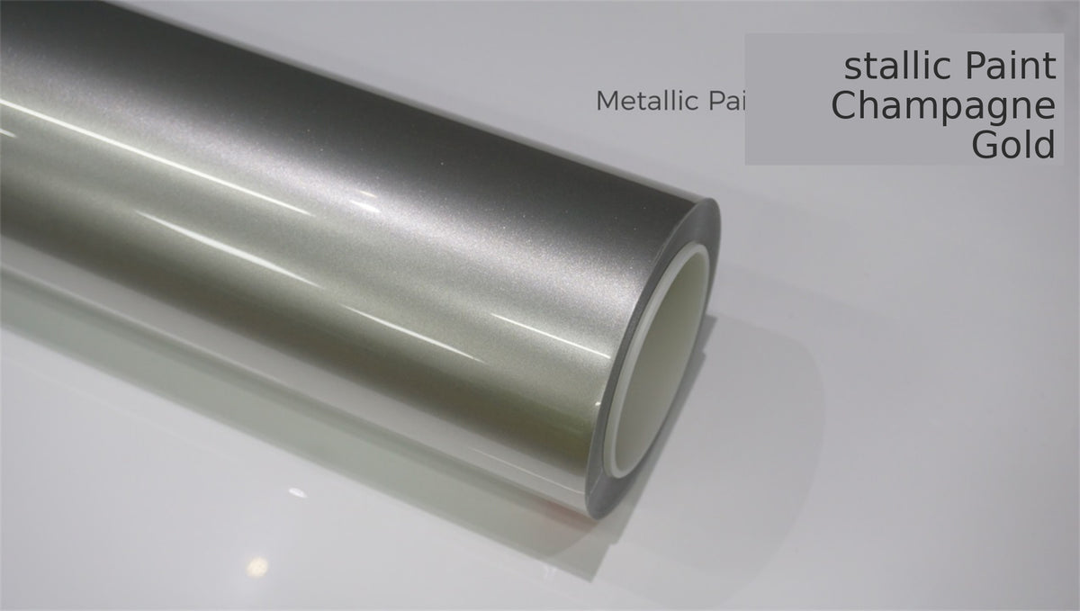 Metallic Paint Champagne Gold Colour PPF in Dubai and Abu Dhabi - Detailing Concept