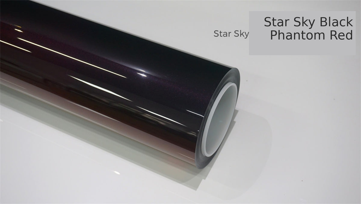 Star Sky Black Phantom Red Colour PPF in Dubai and Abu Dhabi - Detailing Concept