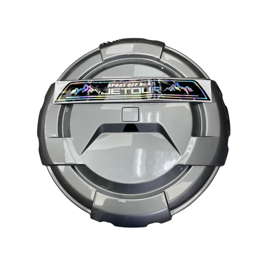 Silver Spare Cover New Design Jetour T2 for Jetour T2 in Dubai UAE
