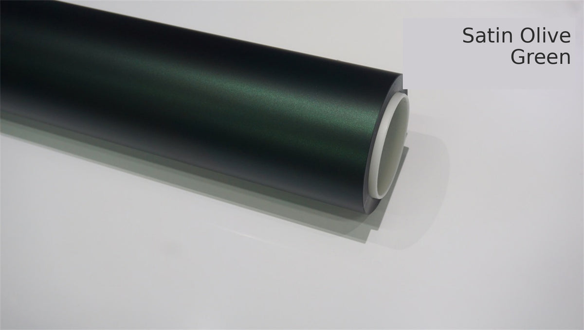 Satin Olive Green Colour PPF in Dubai and Abu Dhabi - Detailing Concept