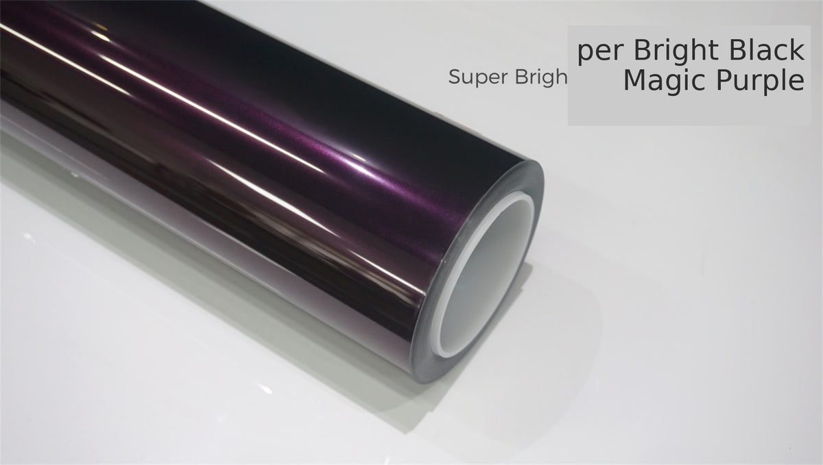 Super Bright Black Magic Purple Colour PPF in Dubai and Abu Dhabi - Detailing Concept
