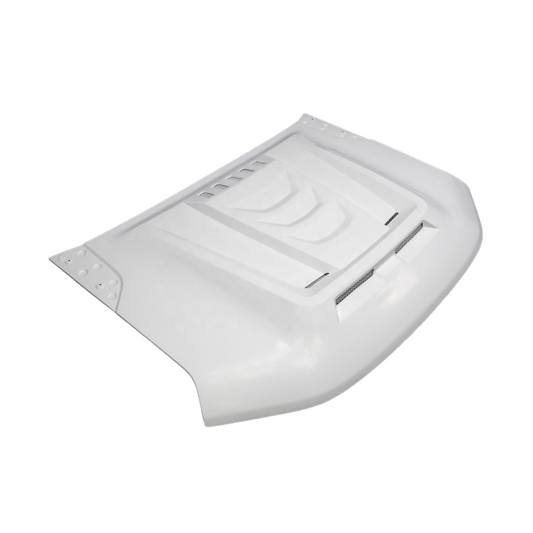 Bonnet Hood Sport Design Black / White Jetour T2 for Jetour T2 in Dubai UAE