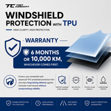 Windshield TPU Protection Film | Self-Healing | 7.5 Mil