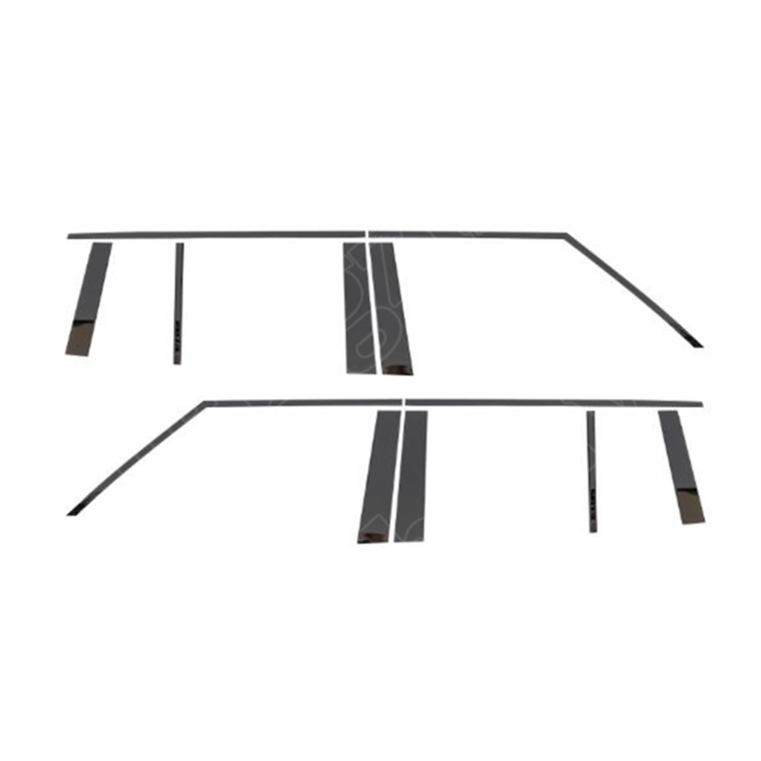 Window Trims 12Pcs Jetour T1 for Jetour T1 Dubai UAE