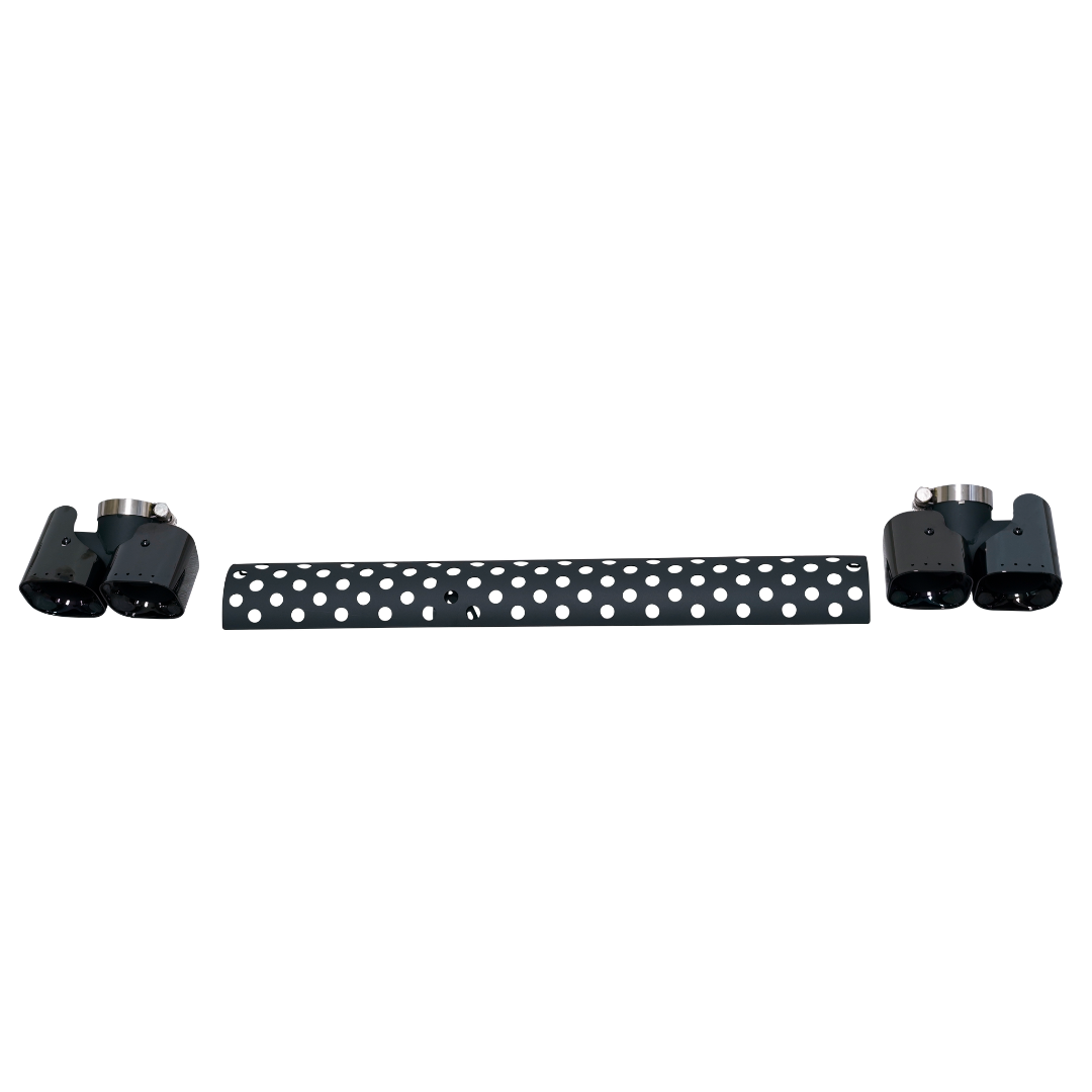 Square Exhaust Black Color Defender +2020 for Land Rover Defender UAE
