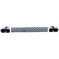 Square Exhaust Silver Color Defender +2020 for Land Rover Defender UAE