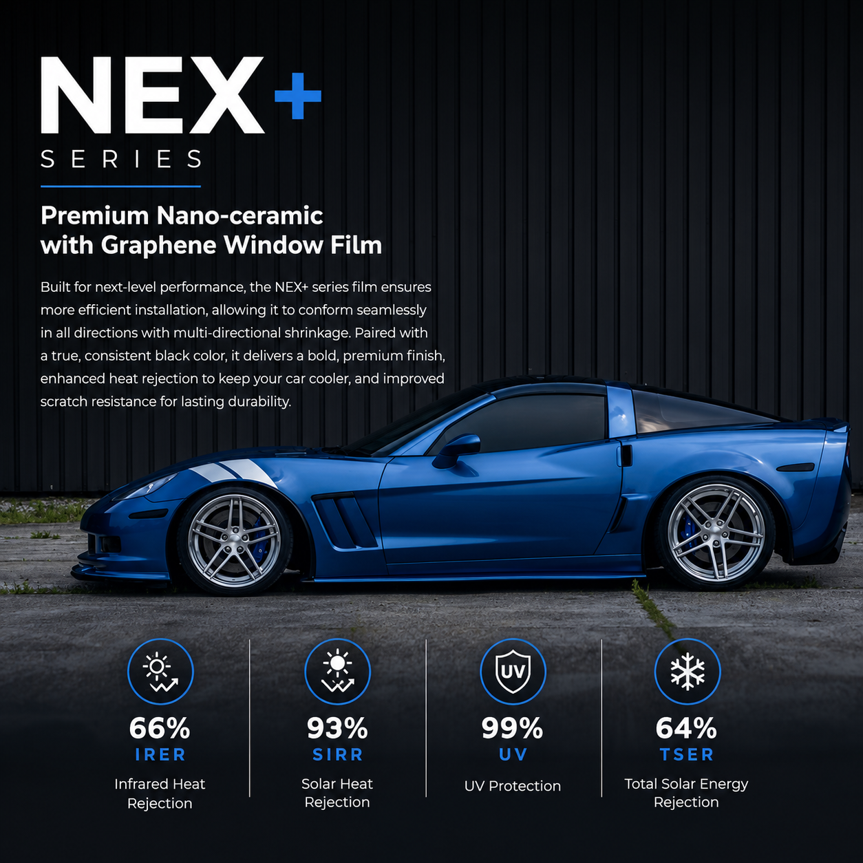 STEK NEX+ Window Film Dubai & Abu Dhabi | Premium Graphene Nano Ceramic Tint