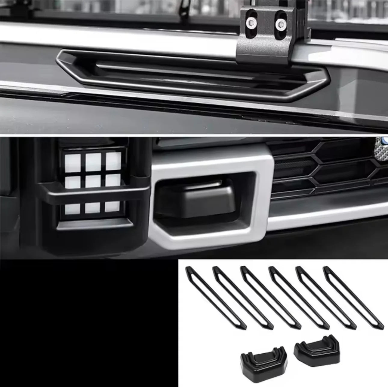 Roof Rack Trims & Tow Hook Cover Jetour T2 for Jetour T2 in Dubai UAE