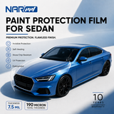 NAR Premium Paint Protection Film (PPF) For Sedan | 7.5 Mil TPU | 190 Micron | 10-Year Warranty (Copy)