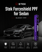 STEK ForceShield Glossy Paint Protection Film (PPF) for Sedan | 10-Year Warranty