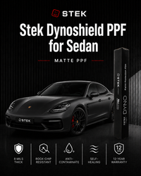 فيلم حماية الطلاء اللامع STEK DYNOshield للسيارات السيدان | ضمان لمدة 12 سنة