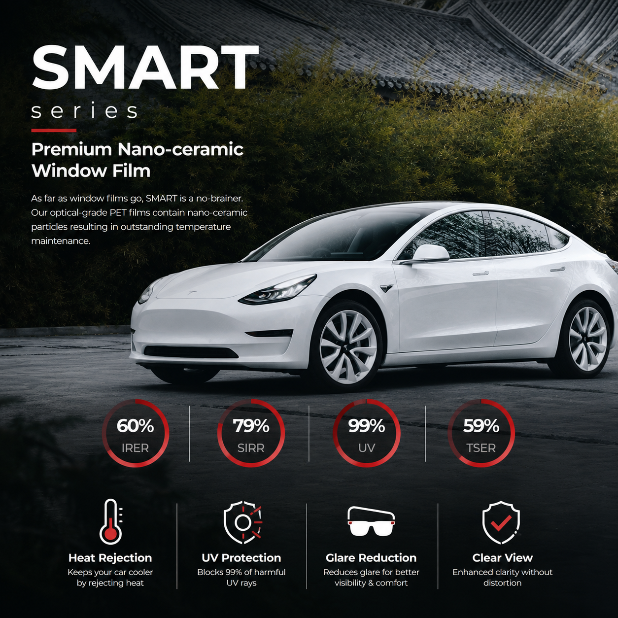 STEK SMART+ Nano Ceramic Window Film | Dubai & Abu Dhabi