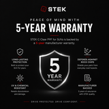 STEK C Clear Matte Paint Protection Film (PPF) for Sedan | 5-Year Warranty