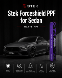 فيلم حماية الطلاء غير اللامع STEK ForceShield (PPF) للسيدان | ضمان لمدة 10 سنوات