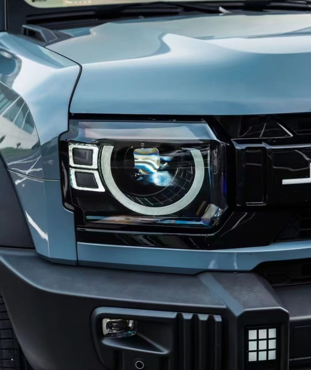 JETOUR T2 FRONT HEADLIGHT DEFENDER STYLE for Jetour T2 in Dubai UAE