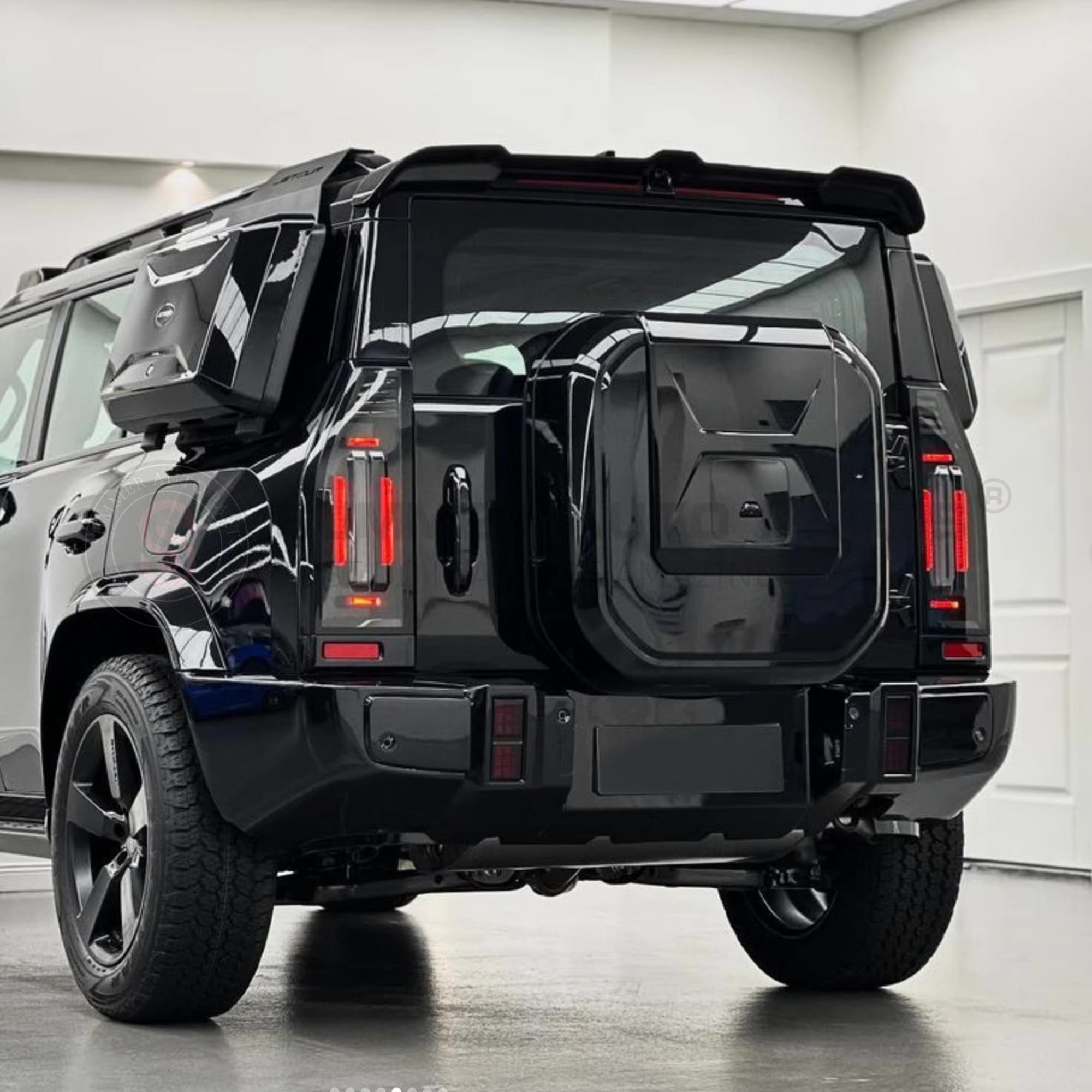 Rear Spare Cover Square Jetour T2 for Jetour T2 in Dubai UAE