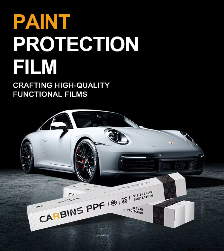 Carbins Gloss Paint Protection Film (PPF) for Sedan | 10-Year Manufacturer Warranty