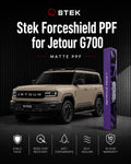 Jetour G700 Matte Paint Protection Film (PPF) | STEK ForceShield | 10-Year Warranty