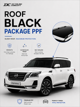 Roof Black Paint Protection Film (PPF) Package | Gloss Black Roof Wrap | 10-Year Warranty