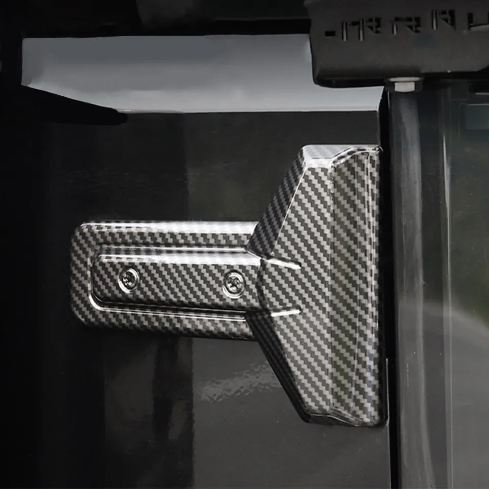 Carbon Fiber Tailgate Hinge Cover Jetour T2 for Jetour T2 in Dubai UAE
