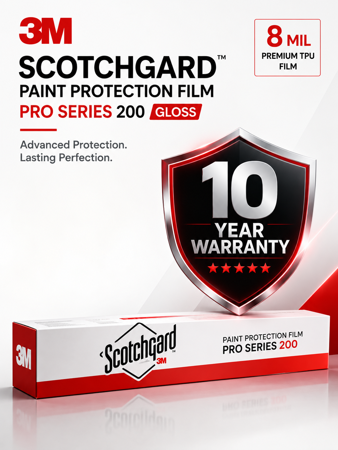 3M Scotchgard Pro Series 200 PPF | 10-Year Warranty UAE