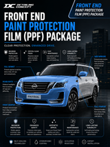 Front End Paint Protection Film (PPF) Package | Full Front Protection | 10-Year Warranty